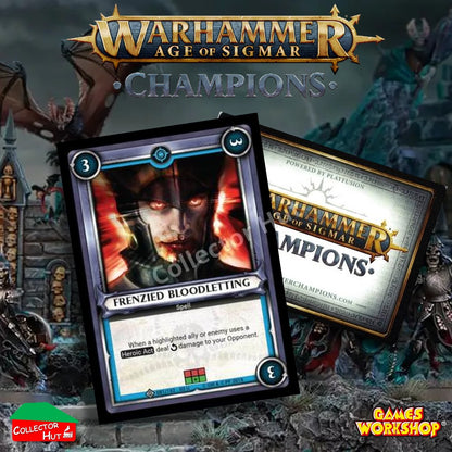 Warhammer Age of Sigmar: Champions Wave 3 SAVAGERY Trading Cards CHOOSE SINGLES