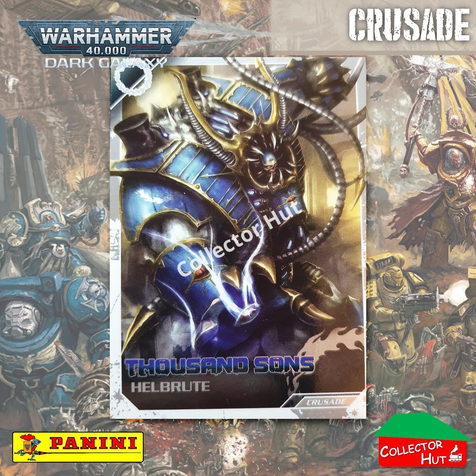 PANINI Warhammer 40,000 Dark Galaxy Parallel Trading Card Crusade Vanguard Purge