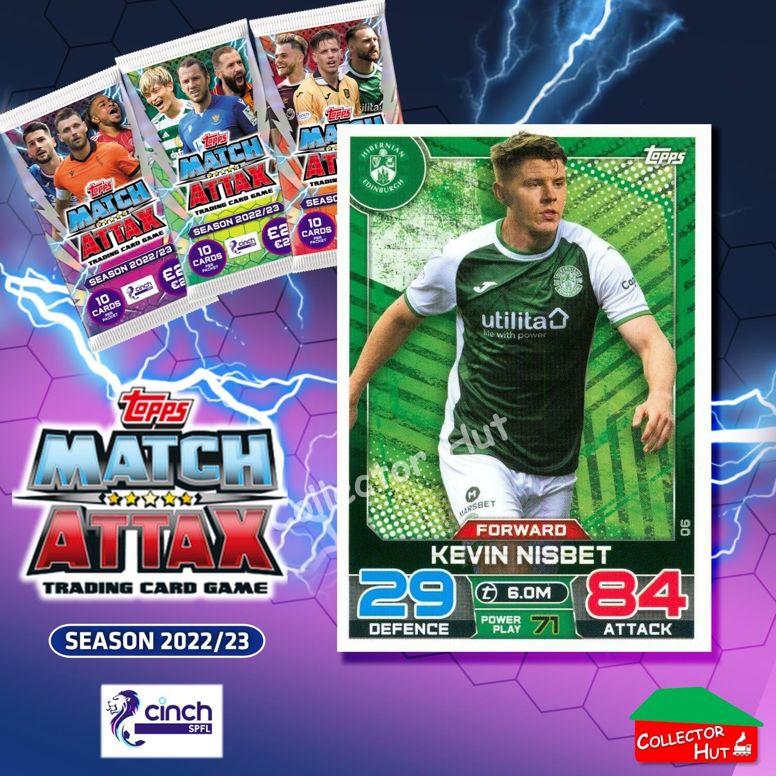 TOPPS MATCH ATTAX SPFL 2022/23 #1-162 Choose Your Card