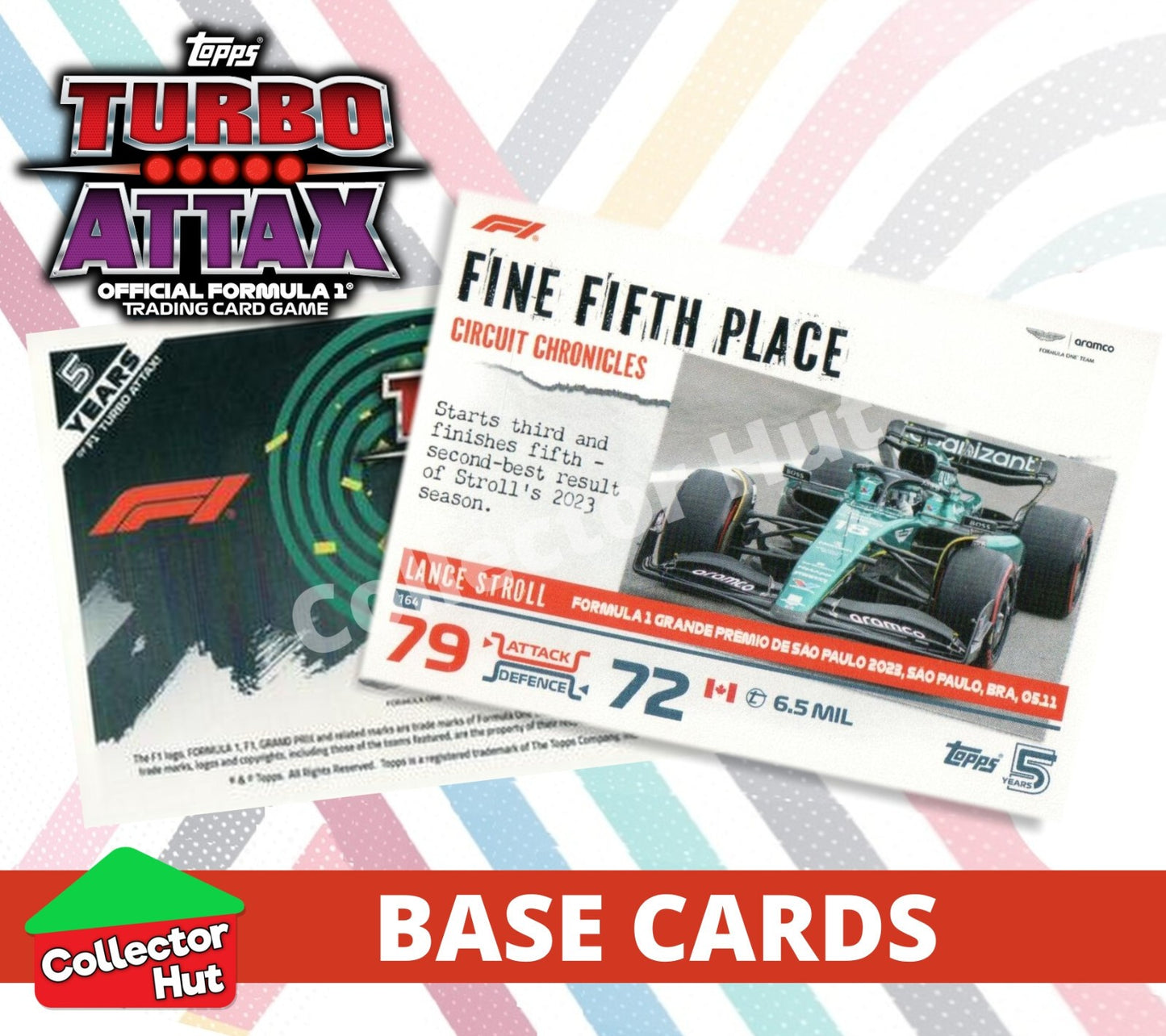 Topps Turbo Attax Formula 1 F1 2024 #1-166 Base Cards YOU CHOOSE