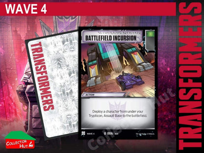 Transformers TCG Wave 4 War for Cybertron Siege II  BATTLE Cards Common/Uncommon