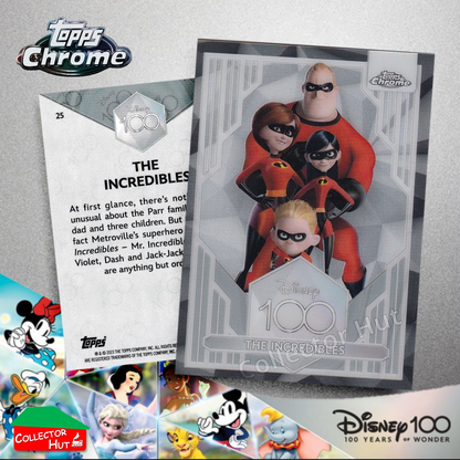 Disney 100 Topps Chrome 2023 Base Cards 1-100 Pick Singles to Complete Your Set