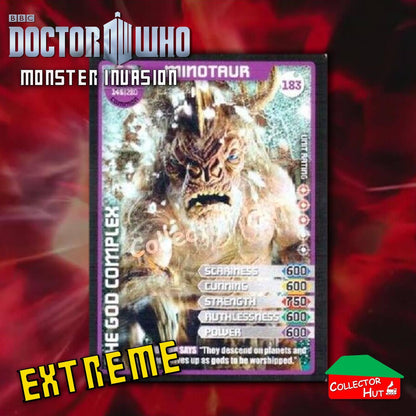 DOCTOR WHO Monster Invasion EXTREME Cards 166-344 New Fresh & Sleeved YOU CHOOSE