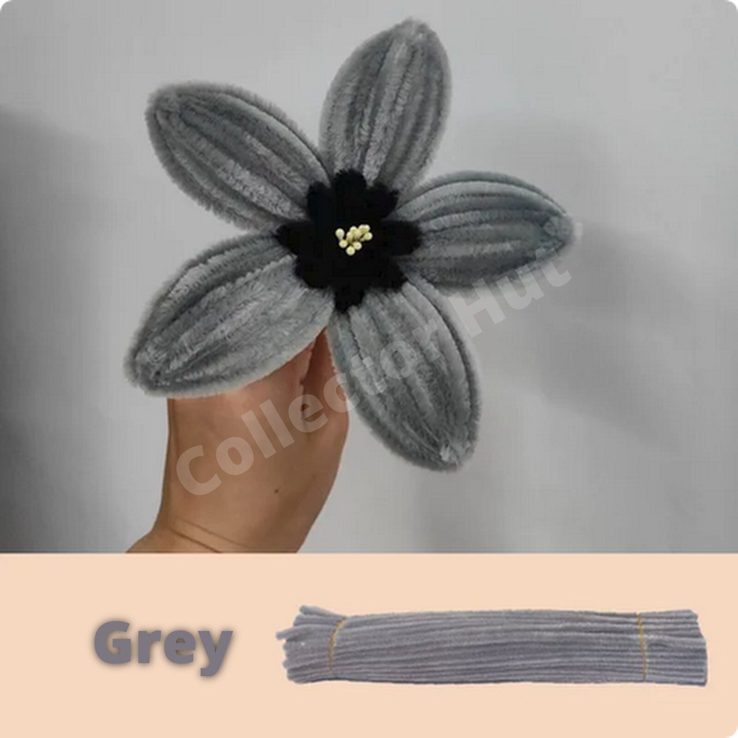 Chenille Craft Stems Pipe Cleaners 20pcs 30cm x 6mm Long Flexible Craft Supplies