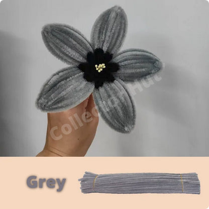 Chenille Craft Stems Pipe Cleaners 20pcs 30cm x 6mm Long Flexible Craft Supplies