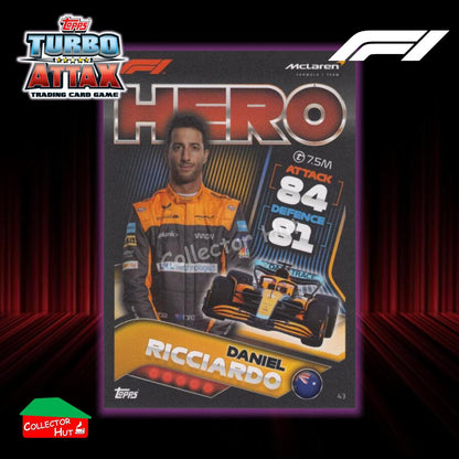 Topps Turbo Attax Formula 1 F1 2022 #1-131 Base Cards YOU CHOOSE