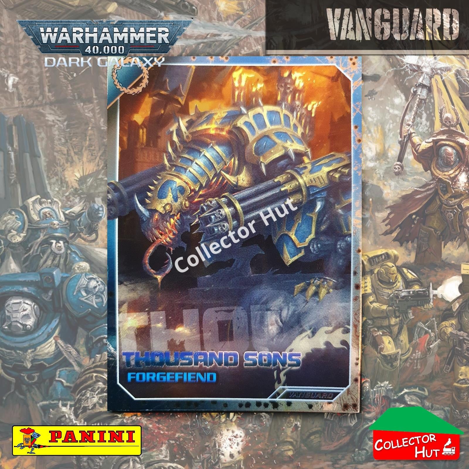 PANINI Warhammer 40,000 Dark Galaxy Parallel Trading Card Crusade Vanguard Purge