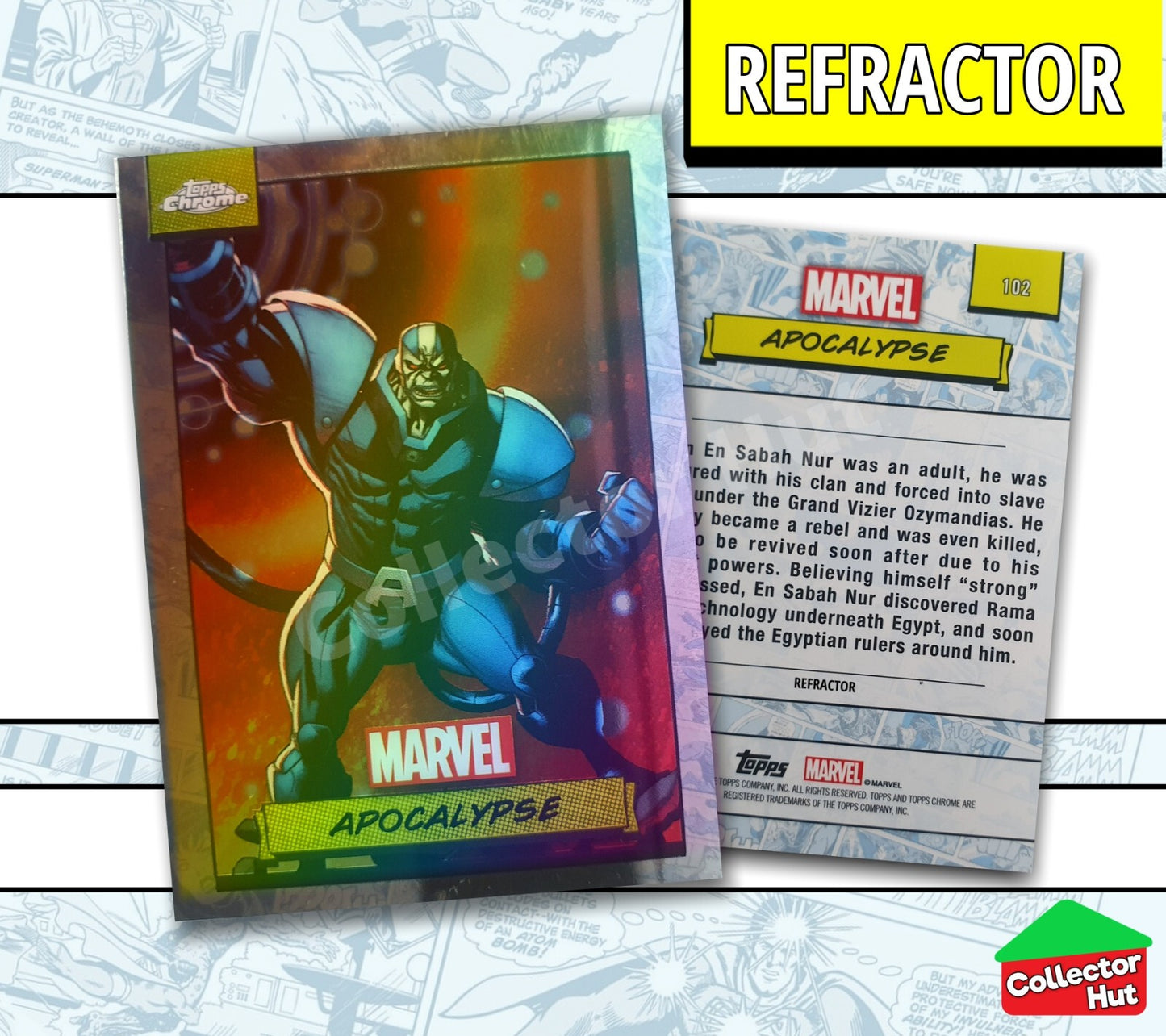 Marvel Topps Chrome 2024 REFRACTOR Card Collection YOU CHOOSE