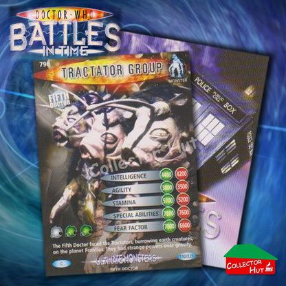 DOCTOR WHO Battles in Time #601-825 ULTIMATE MONSTERS RARE & COMMON Cards