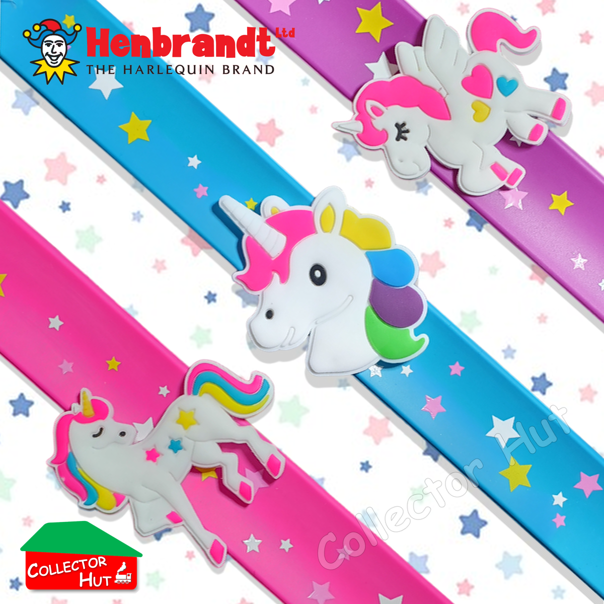 Snapband Snap On Wrist Bracelets Unicorns Childrens Toy for Party Bags