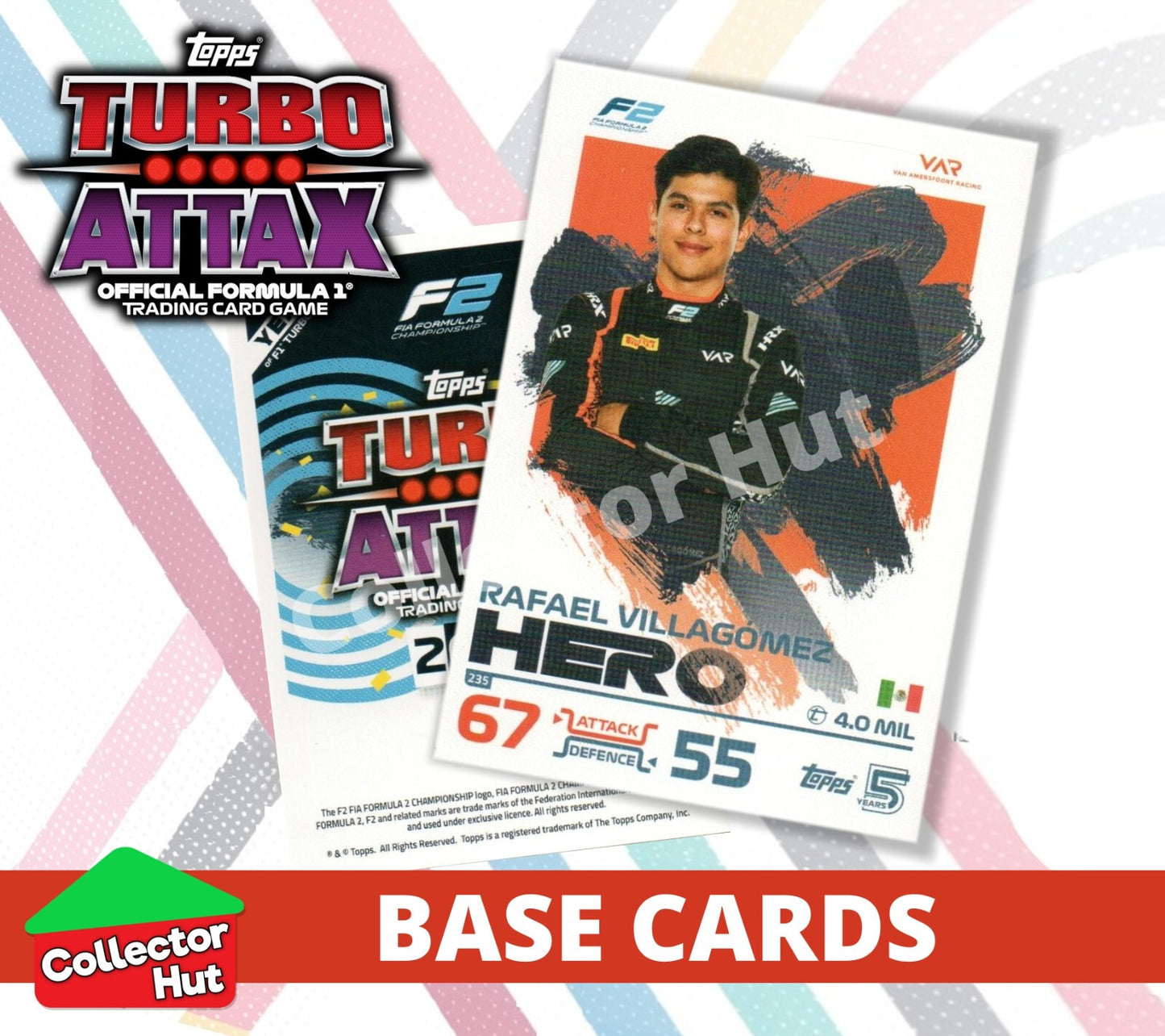 Topps Turbo Attax Formula 1 F1 2024 #167-312 Base Cards YOU CHOOSE