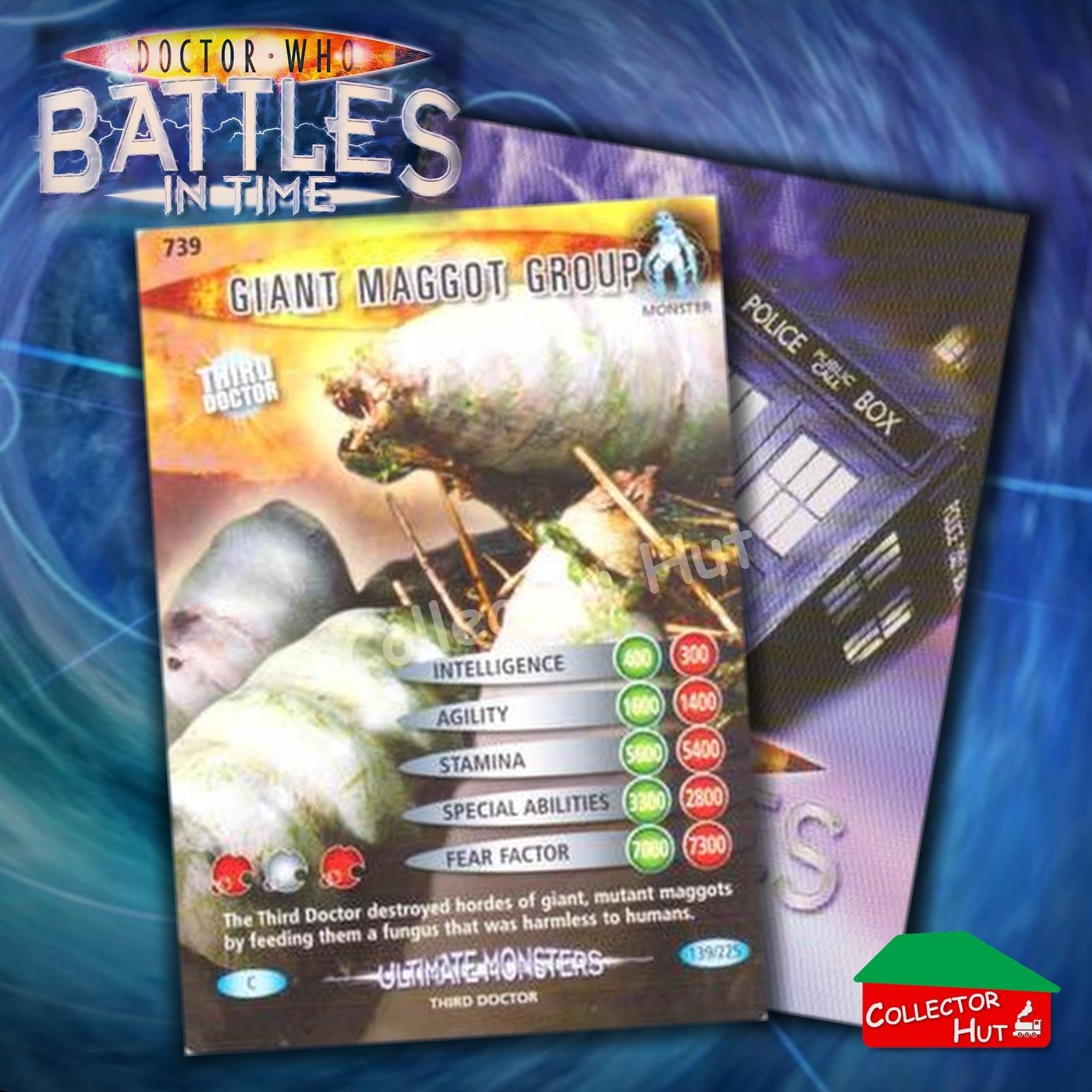 DOCTOR WHO Battles in Time #601-825 ULTIMATE MONSTERS RARE & COMMON Cards