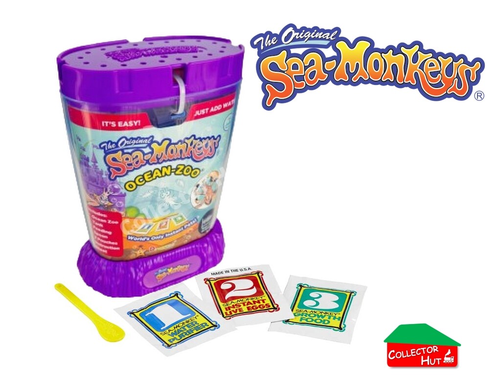 Sea Monkeys Original Ocean Zoo Grow Your Own Pets Educational Science Kit