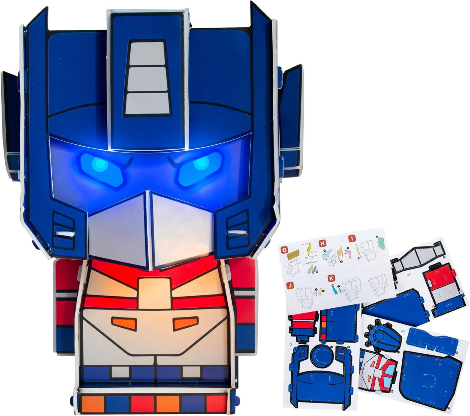 Transformers Build-A-Bot Light Optimus Prime Blue Sky Studios