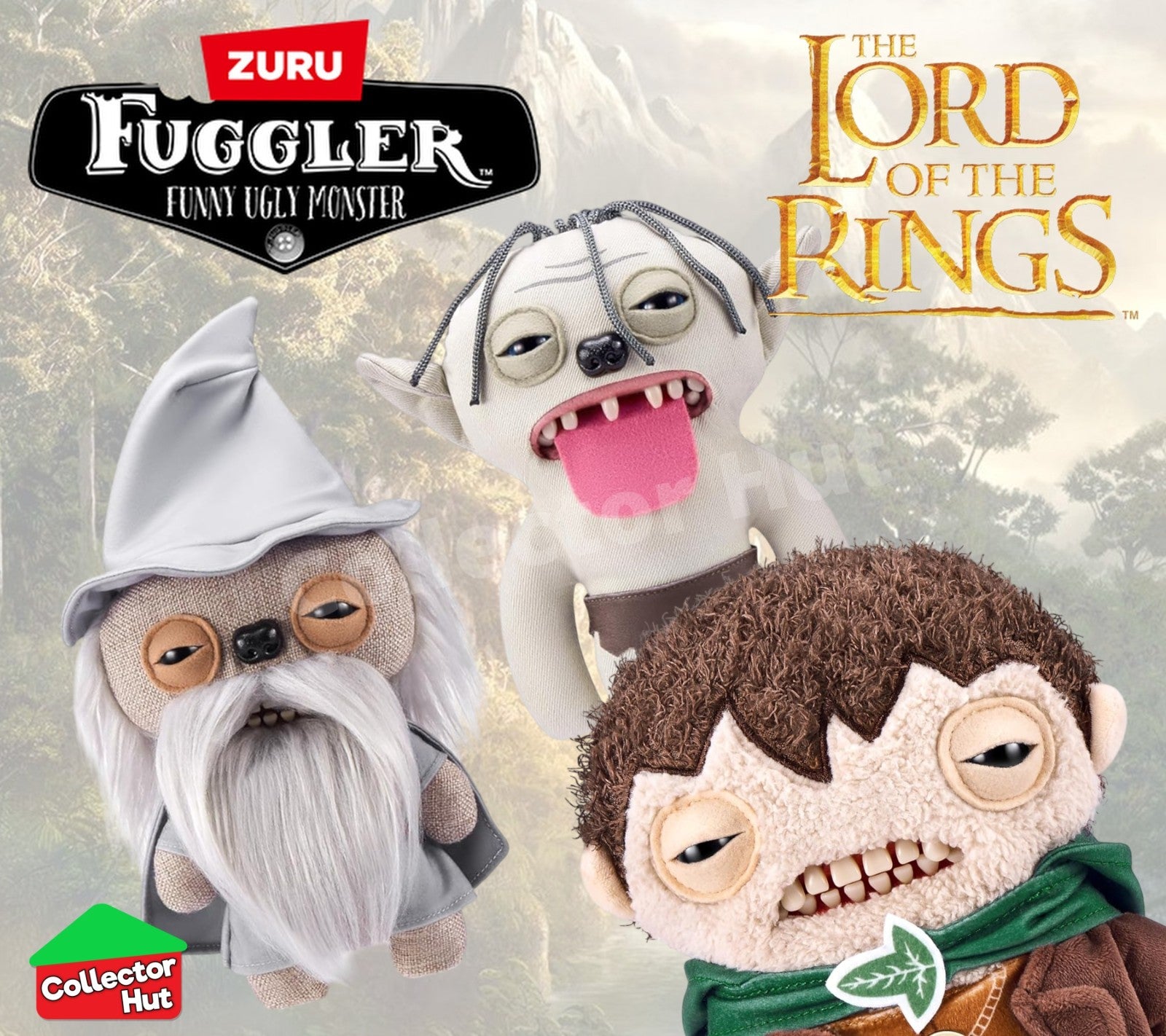 Fuggler Lord Of The Rings Frodo Gollum Gandalf Funny Ugly Monster
