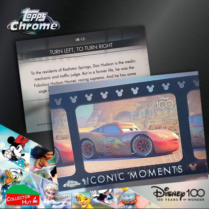 Disney 100 Topps Chrome 2023 RARE CARDS Off the Page Iconic Moments Stitch
