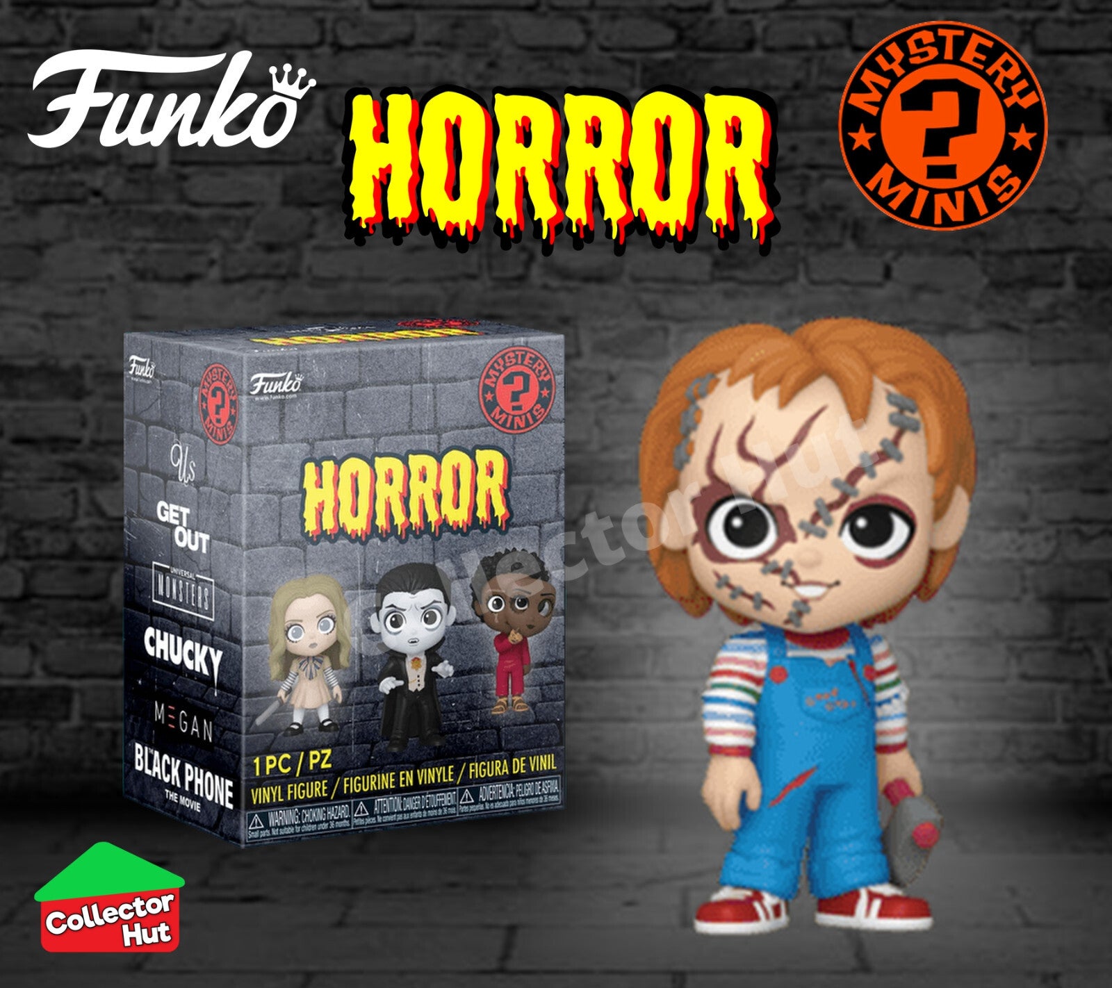 Funko Horror Film Mystery Mini Figures Universal Pictures IDENTIFIED