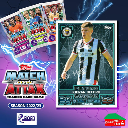 TOPPS MATCH ATTAX SPFL 2022/23 #163-264 Choose Your Card