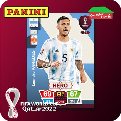 Panini Adrenalyn XL Qatar World Cup 2022 Trading Cards BASE SET #28-144