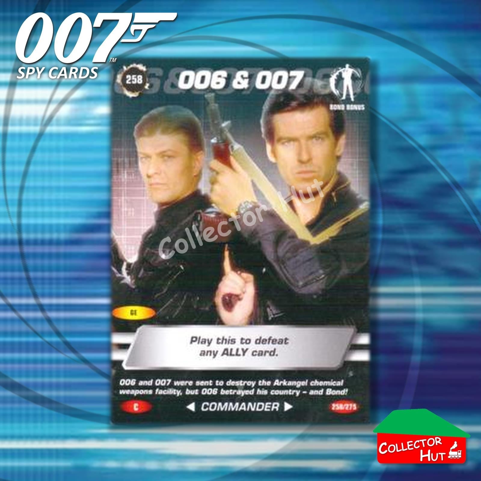 James Bond 007 Commander Spy Cards BASE COMMON YOU CHOOSE