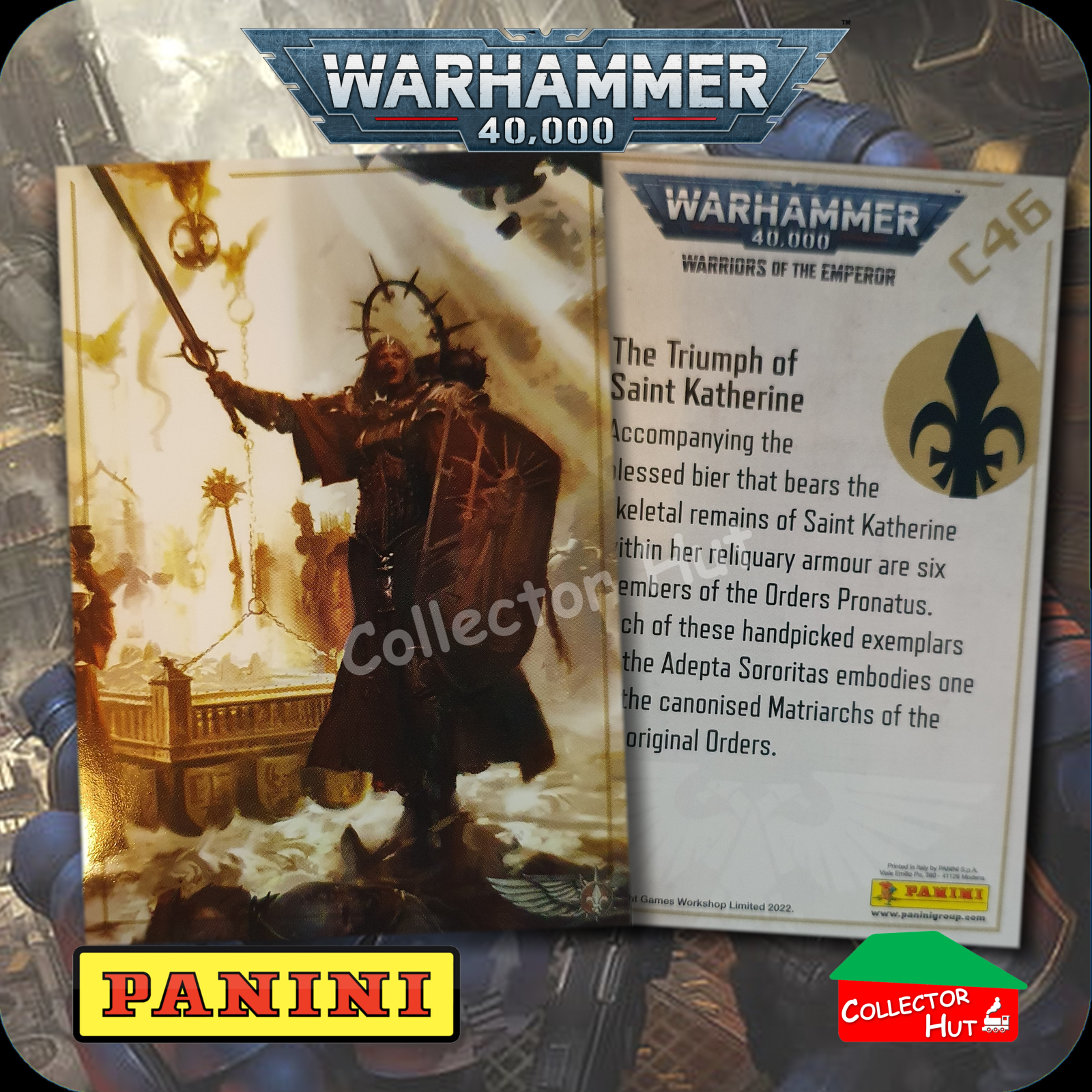 PANINI Warhammer 40,000 40k Warriors of the Emperor Trading Cards You Choose