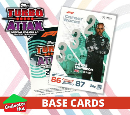 Topps Turbo Attax Formula 1 F1 2024 #1-166 Base Cards YOU CHOOSE