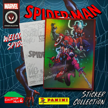 Panini Spider-Man Spider-Verse 2023 Collection Sticker Singles #1-163 & F1-30