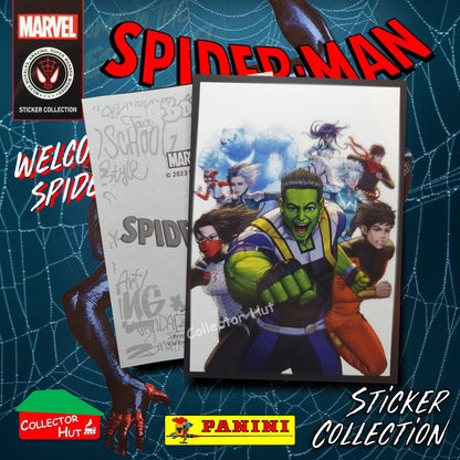 Panini Spider-Man Spider-Verse 2023 Collection Sticker Singles #1-163 & F1-30