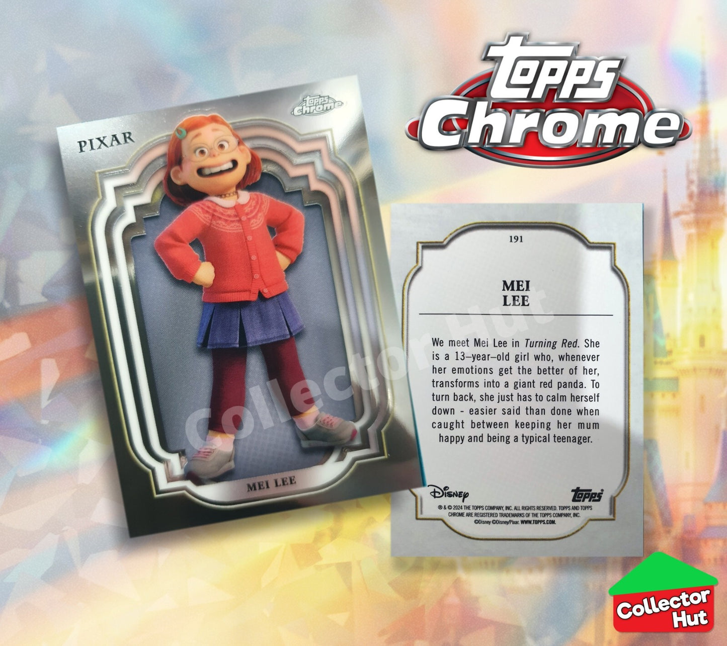 Disney Topps Chrome 2024 Base Cards 1-200 Pick Singles to Complete Your Set