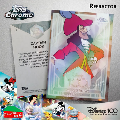 Disney 100 Topps Chrome 2023 REFRACTOR Cards 1-100 Pick Singles