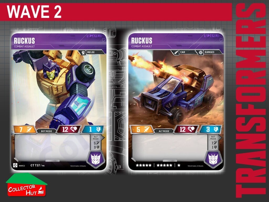 Transformers TCG CHARACTER Trading Cards All Waves