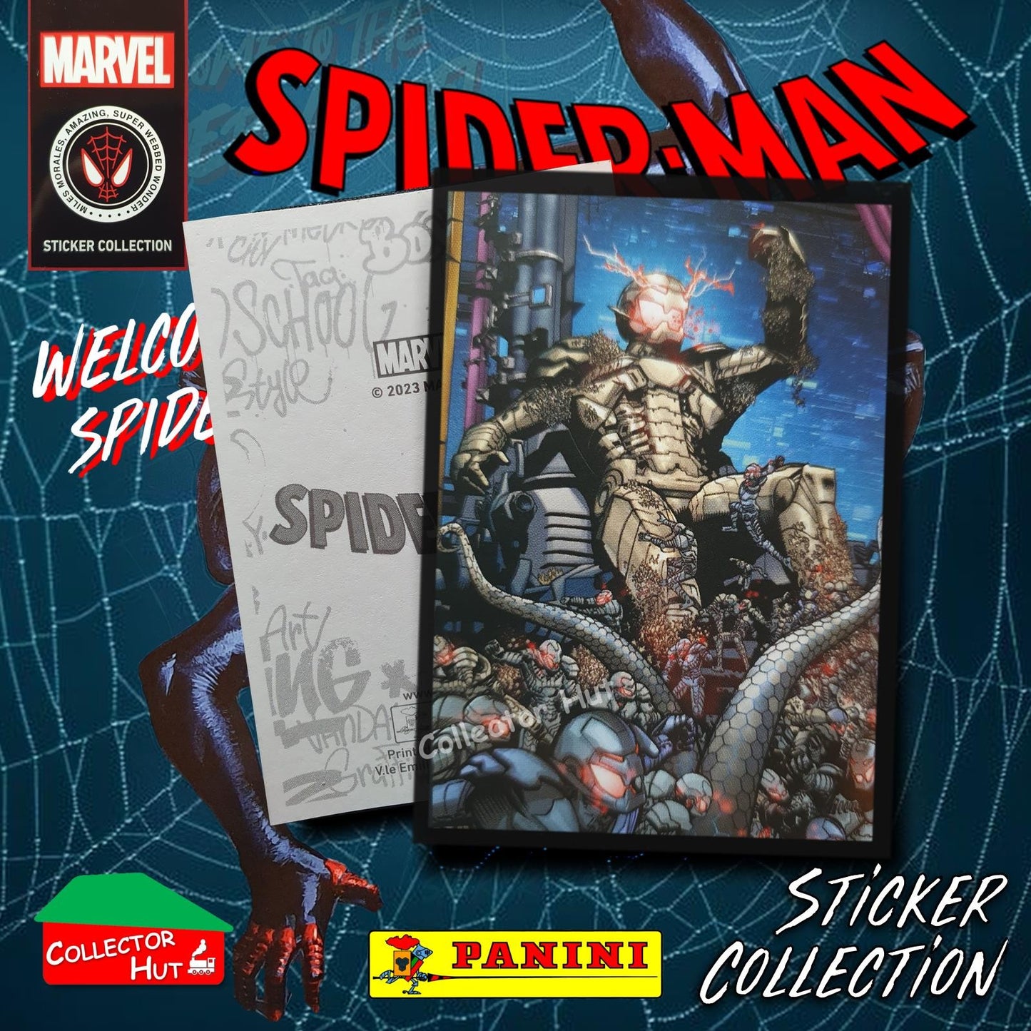 Panini Spider-Man Spider-Verse 2023 Collection Sticker Singles #1-163 & F1-30