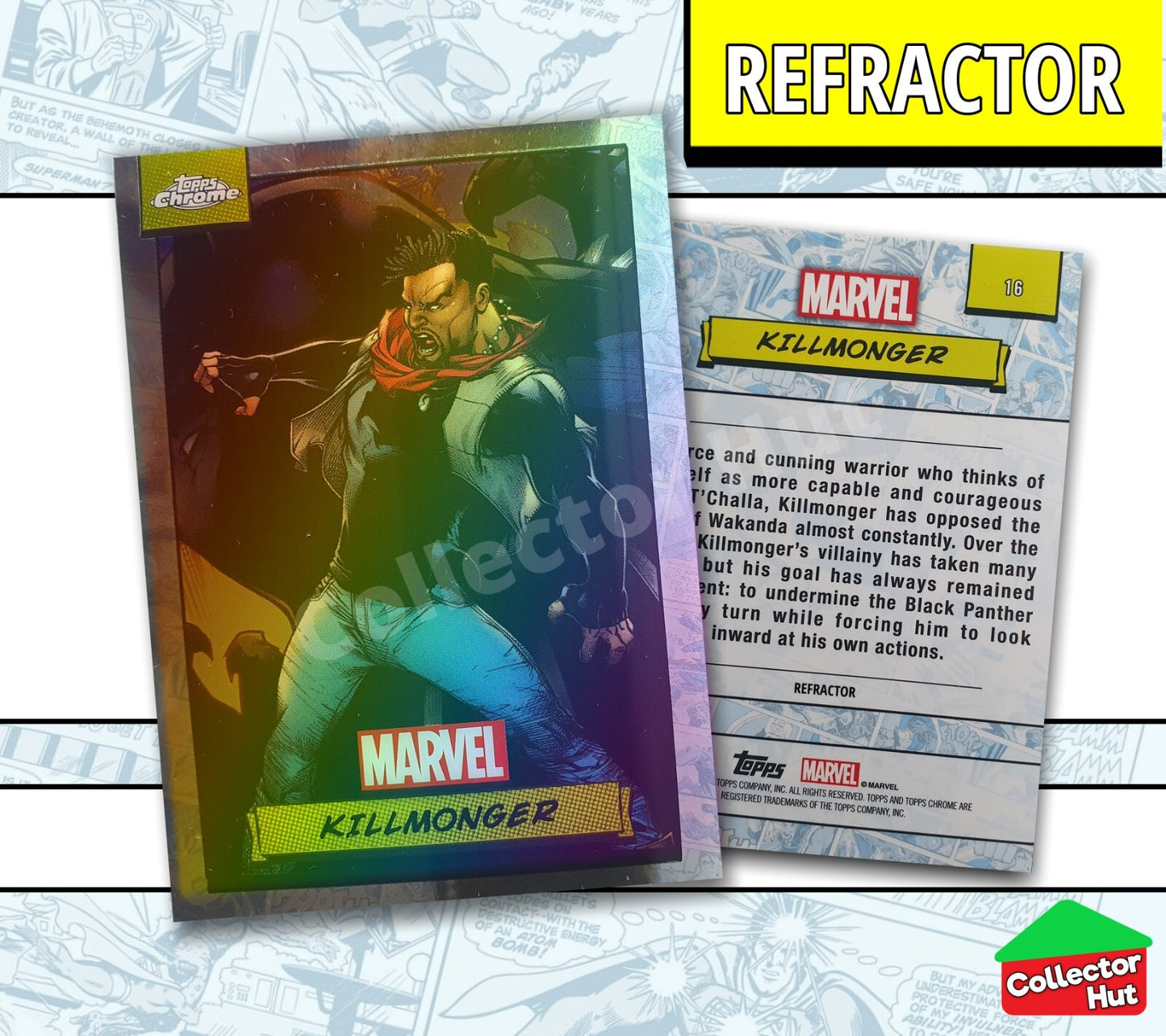 Marvel Topps Chrome 2024 REFRACTOR Card Collection YOU CHOOSE