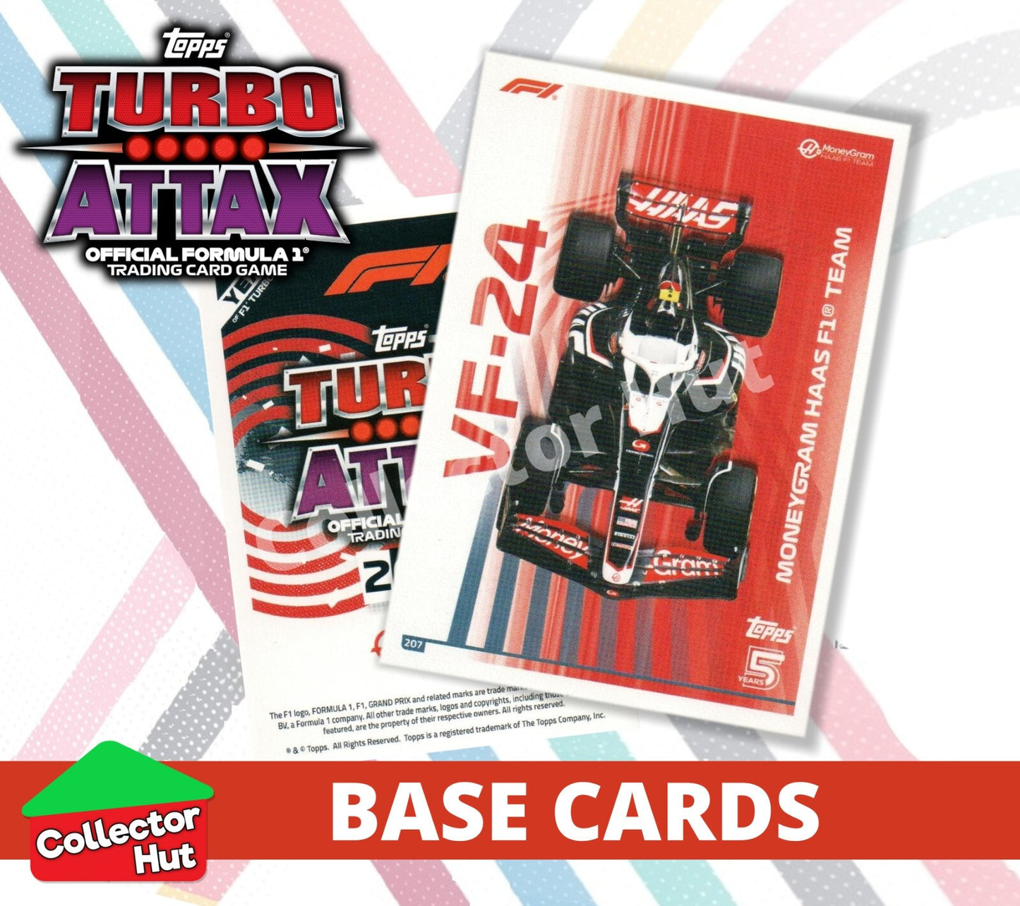 Topps Turbo Attax Formula 1 F1 2024 #167-312 Base Cards YOU CHOOSE