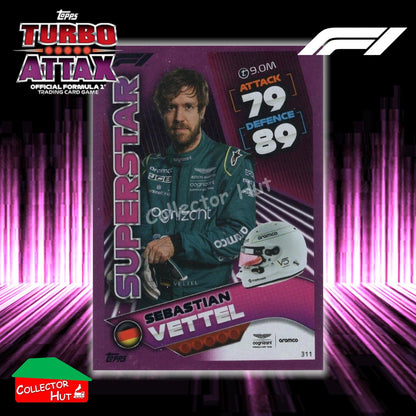 Topps Turbo Attax Formula 1 F1 2022 PINK GREEN RED Parallel Cards