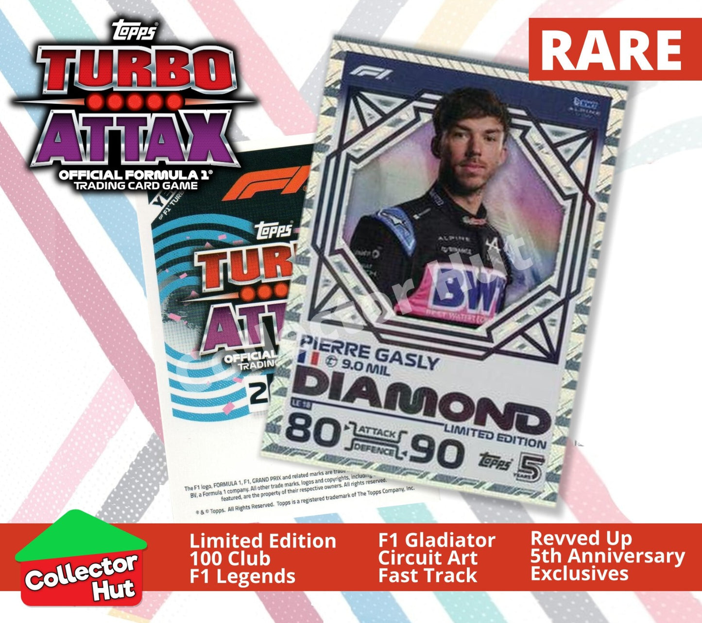 Topps Turbo Attax Formula 1 F1 2024 #313-344 RARE Limited Cards YOU CHOOSE