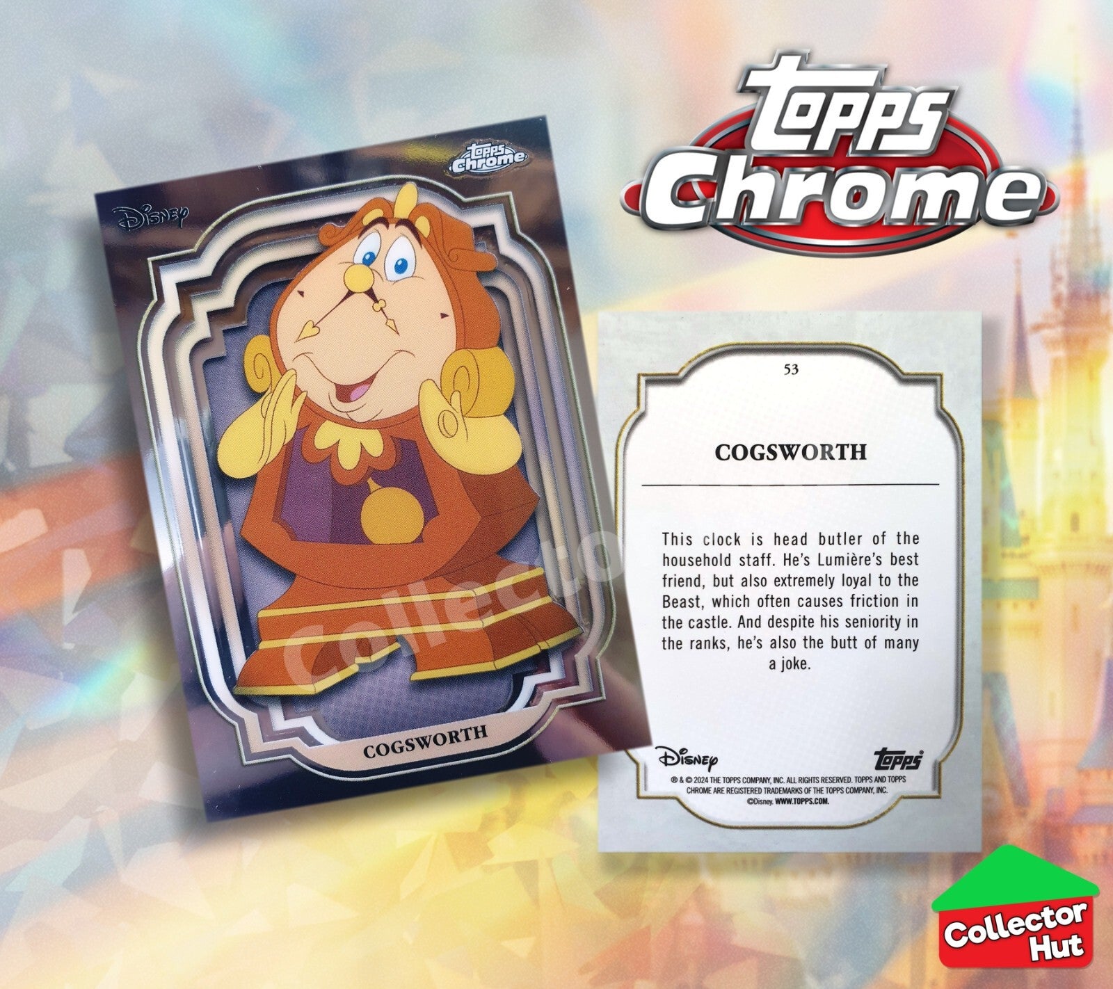 Disney Topps Chrome 2024 Base Cards 1-200 Pick Singles to Complete Your Set