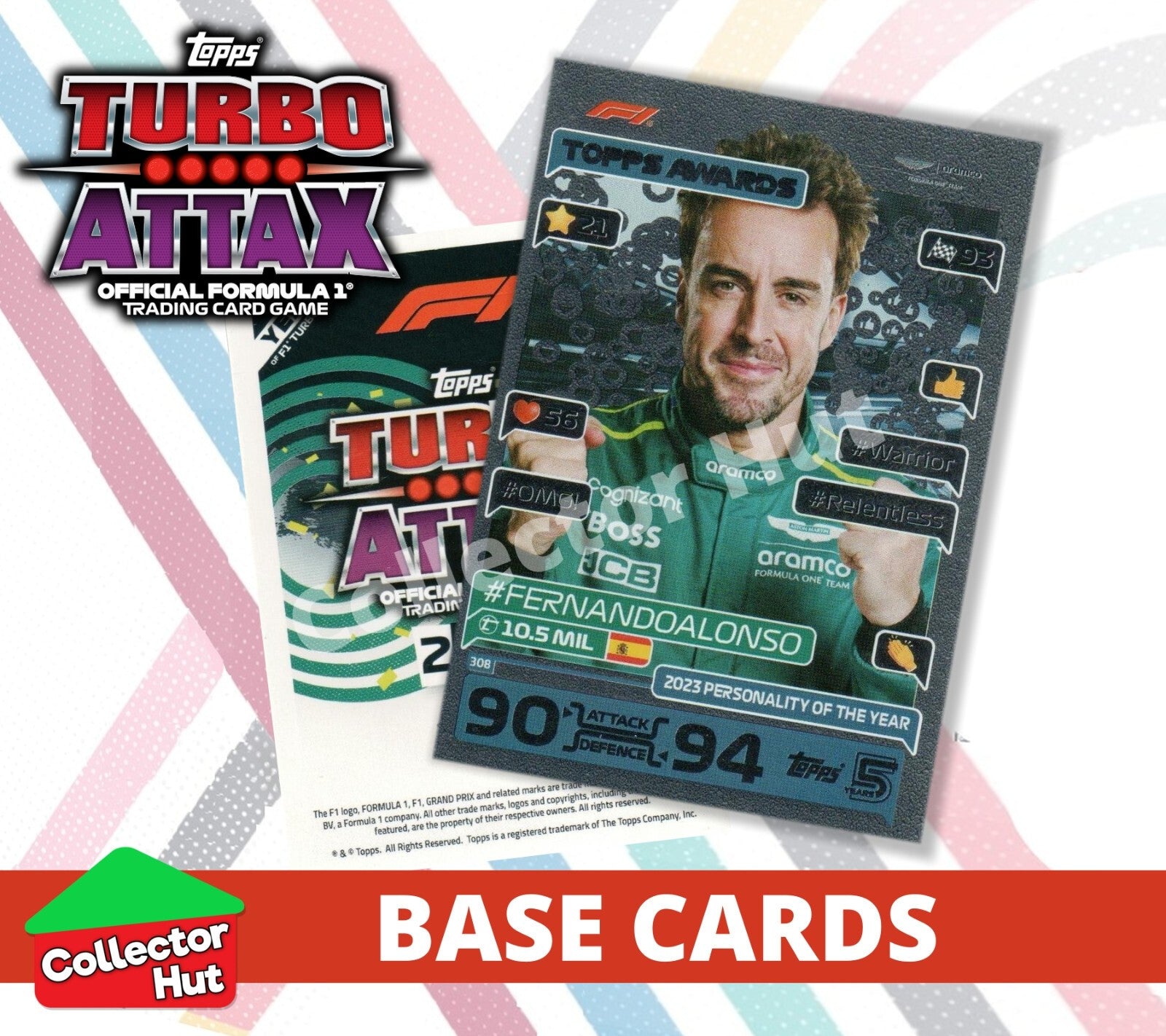 Topps Turbo Attax Formula 1 F1 2024 #167-312 Base Cards YOU CHOOSE