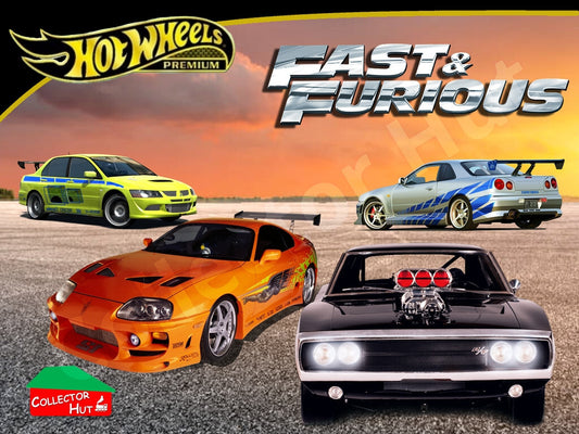 Hot Wheels Premium Fast & Furious 2024 1:64 Scale Real Riders Series Models