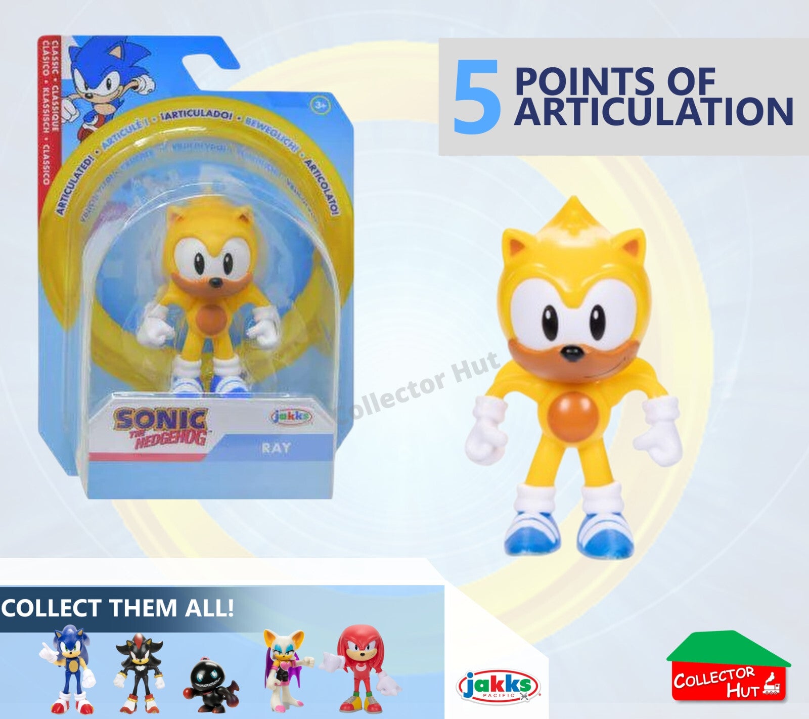 Sonic the Hedgehog Figures 2.5" JAKKS Posable Collectible CHOOSE YOUR CHARACTER
