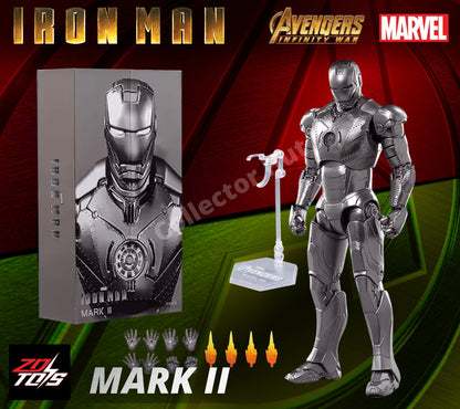 Iron Man Marvel Action Figures 1:10 Scale Avenger Infinity Saga MK 1-85 ZD Toys
