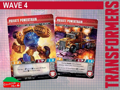 Transformers TCG CHARACTER Trading Cards All Waves