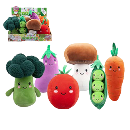 Softlings Foodies Plush 16cm VEGGIE Ultra Novelty Soft Toys BNWT