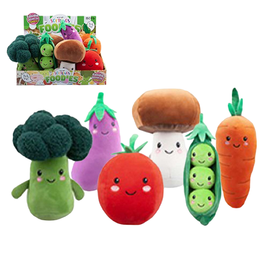 Softlings Foodies Plush 16cm VEGGIE Ultra Novelty Soft Toys BNWT