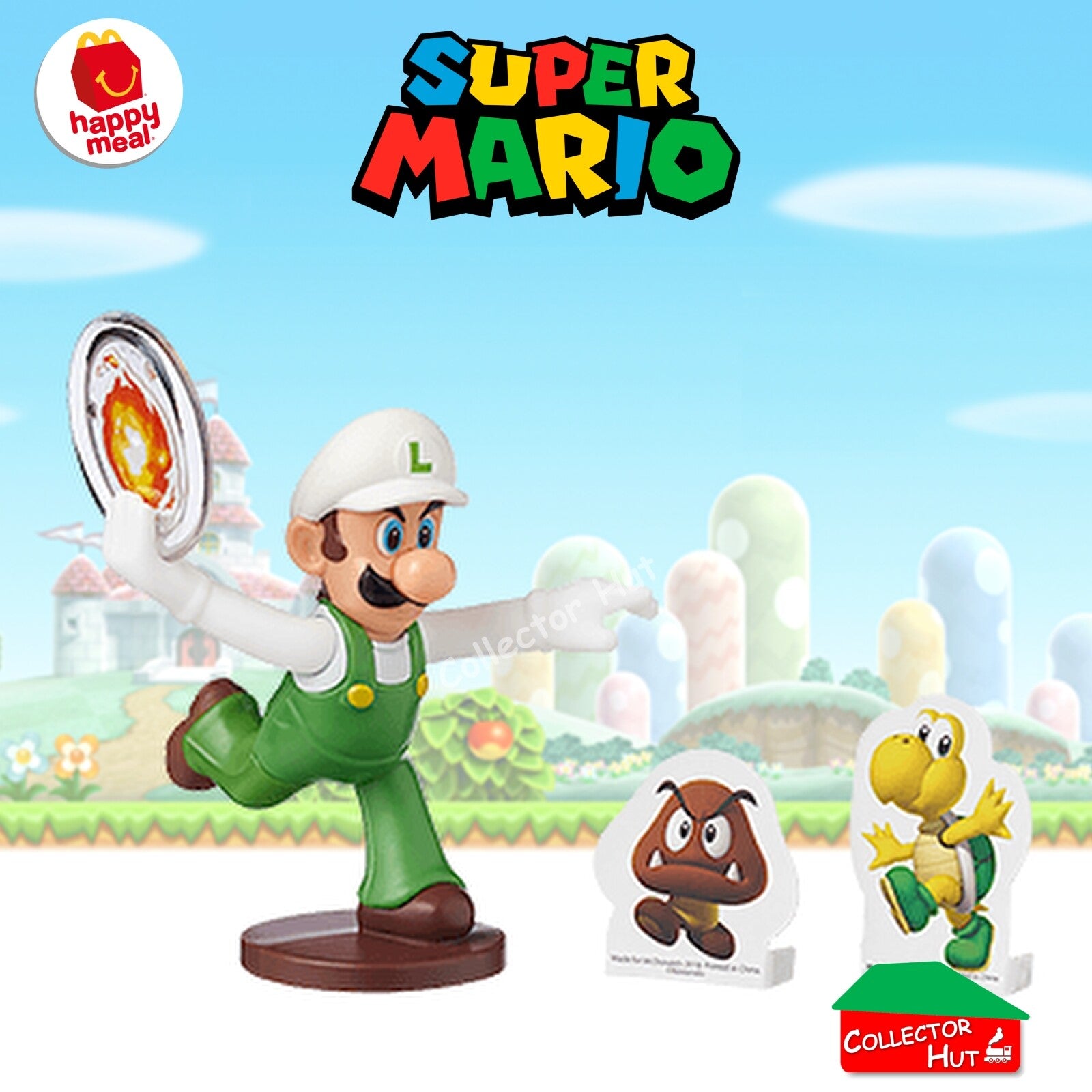 McDonald's Happy Meal Super Mario 2018 Plastic Toys Figurines New & Sealed