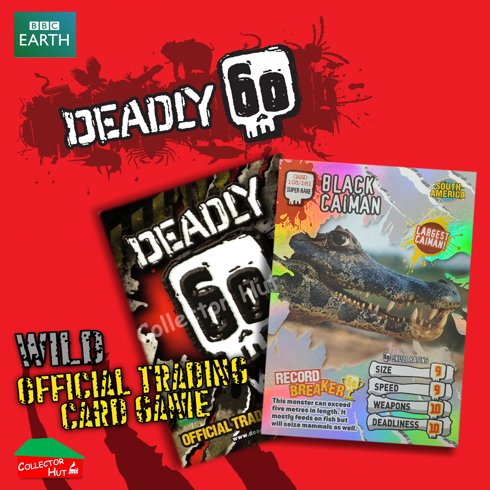 CBBC Deadly 60 Season 1, 2 & Wild FOIL RARE LIMITED Trading Cards