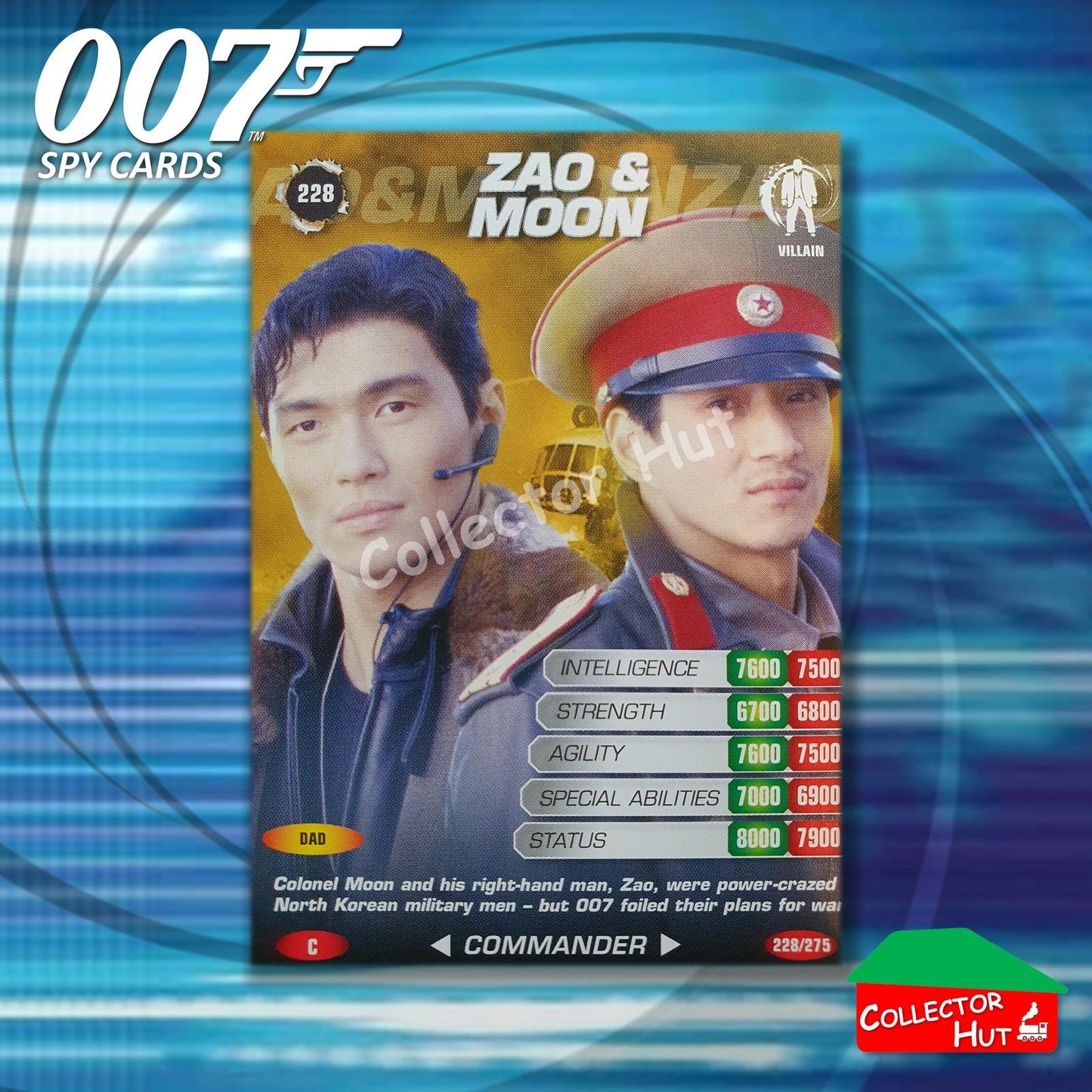 James Bond 007 Commander Spy Cards BASE COMMON YOU CHOOSE