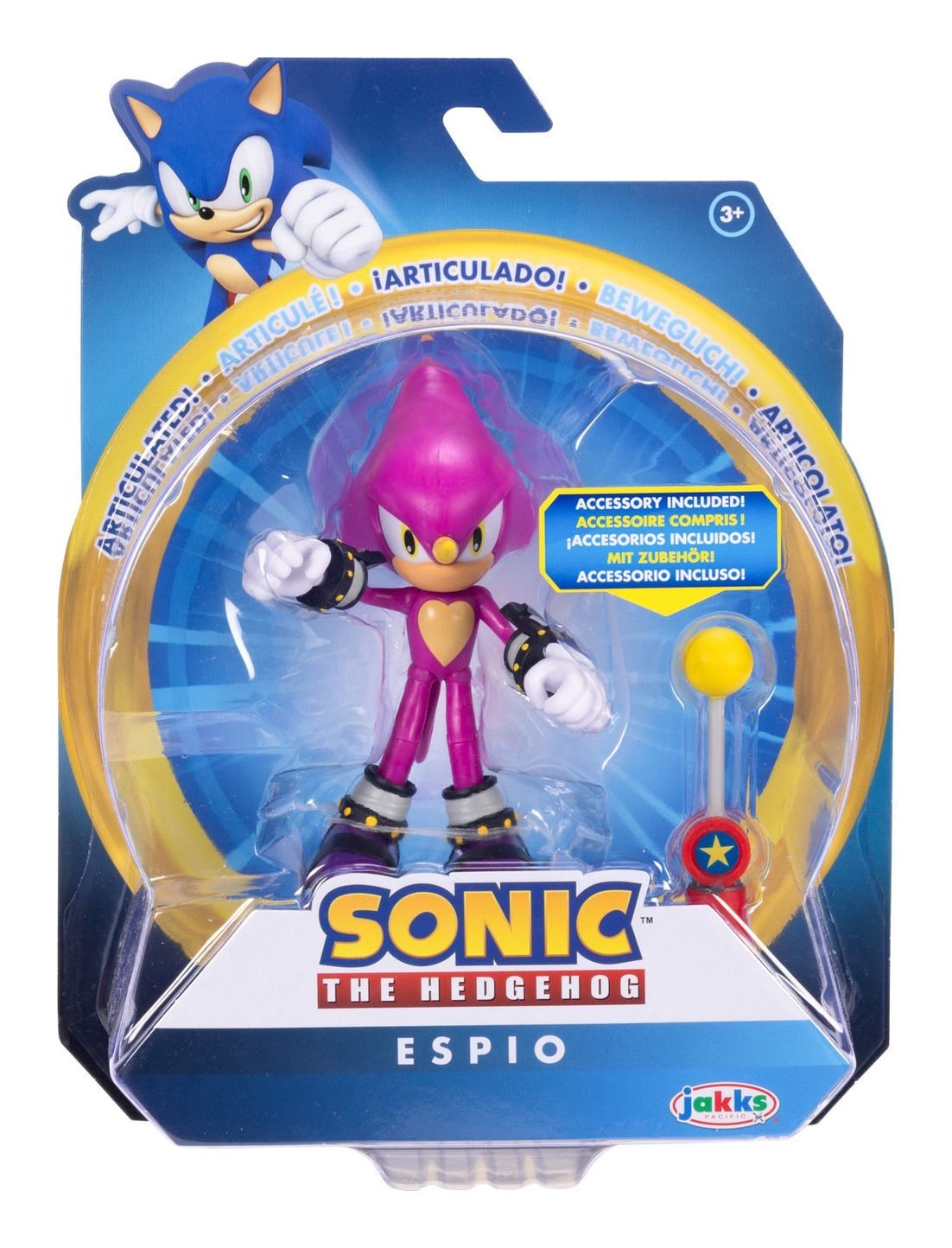 Sonic 4" Posable Action Figures with Accessories JAKKS Sonic the Hedgehog