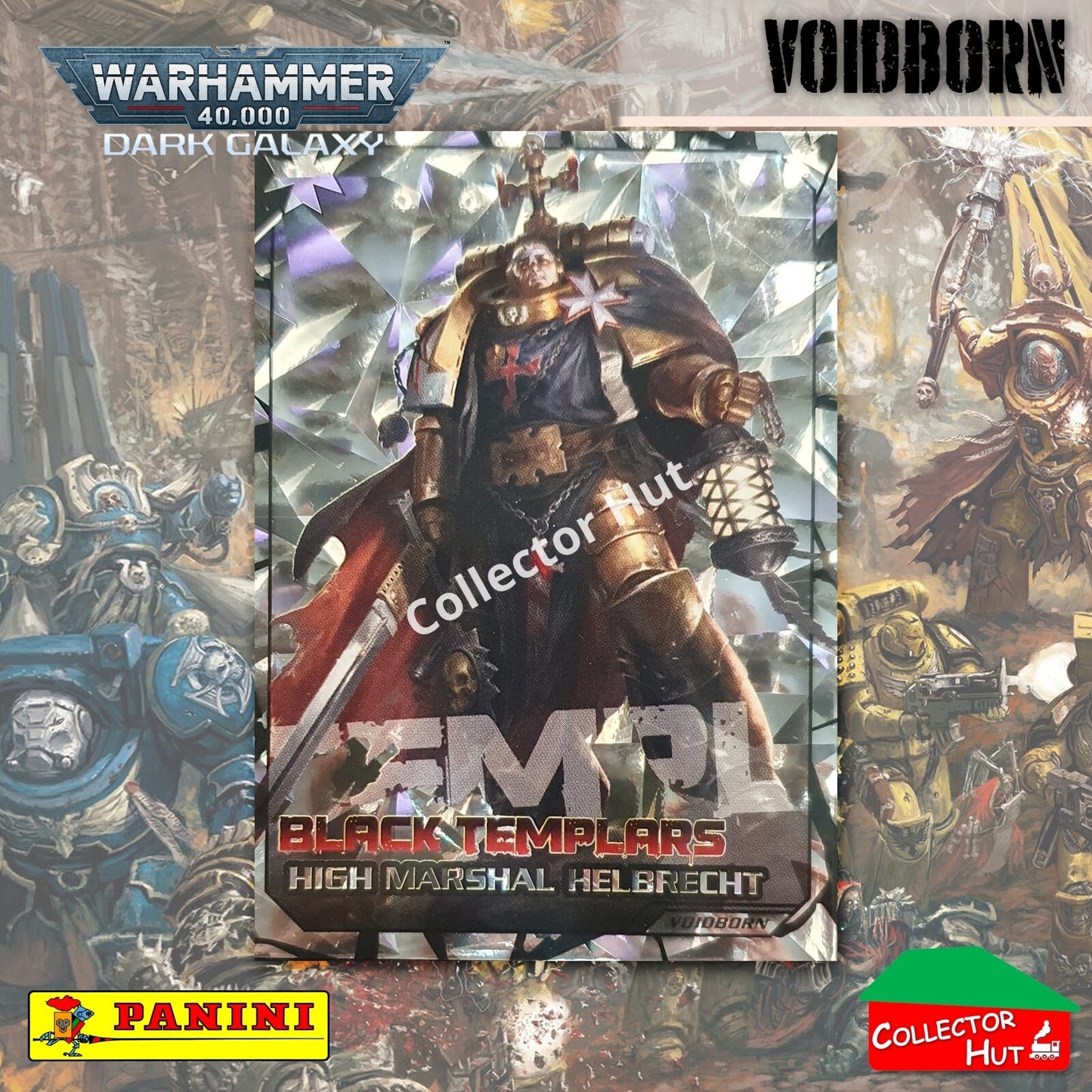 PANINI Warhammer 40,000 Dark Galaxy Parallel Trading Card Crusade Vanguard Purge