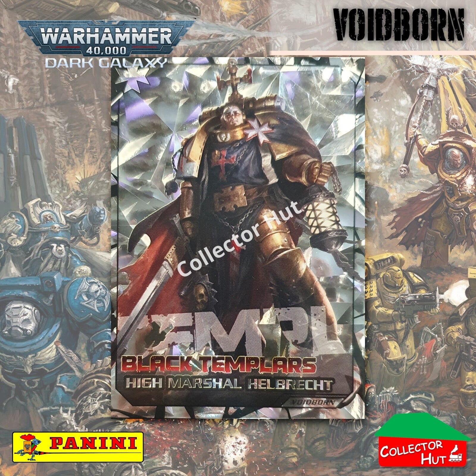 PANINI Warhammer 40,000 Dark Galaxy Parallel Trading Card Crusade Vanguard Purge